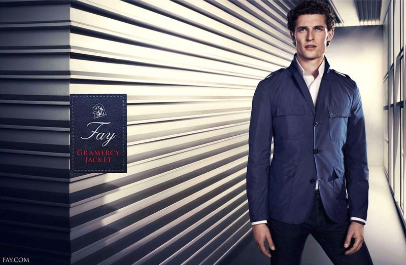 Wouter Peelen Fay Campaign Wouter Peelen Stars in Fays Spring/Summer 2013 Campaign