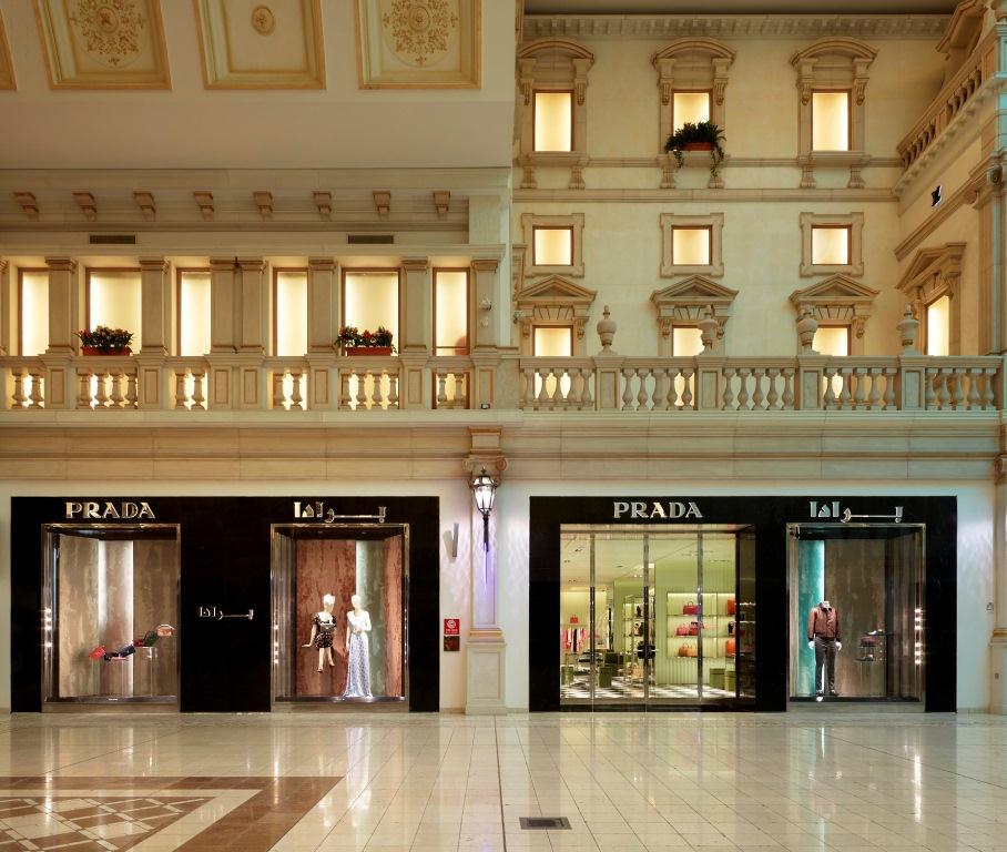 into qatar luxury power brand prada expands its empire into doha qatar ...