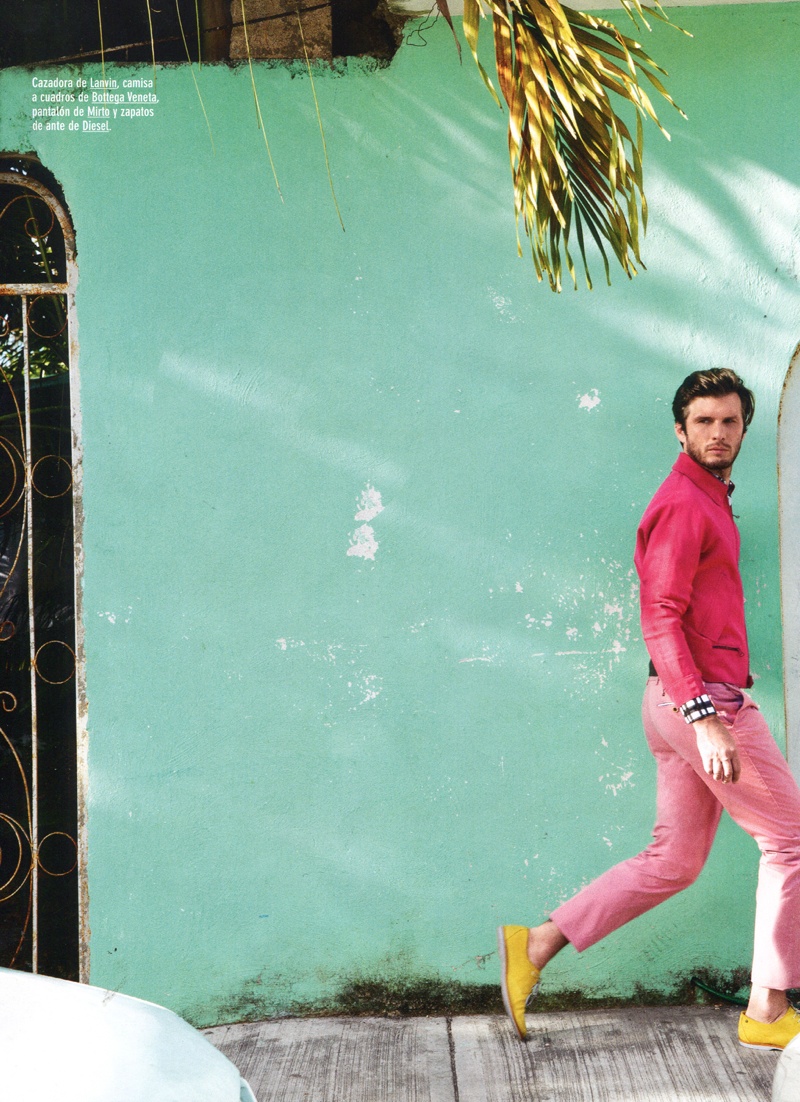 Nico Malleville Dons Bright Colors for GQ Spain nico malleville photos 003 Nico Malleville Dons Bright Colors for GQ Spain