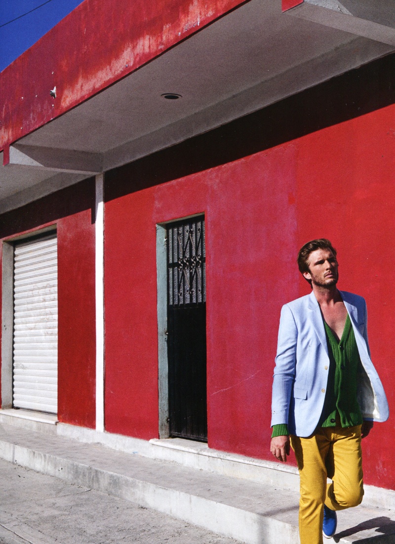Nico Malleville Dons Bright Colors for GQ Spain nico malleville photos 004 Nico Malleville Dons Bright Colors for GQ Spain