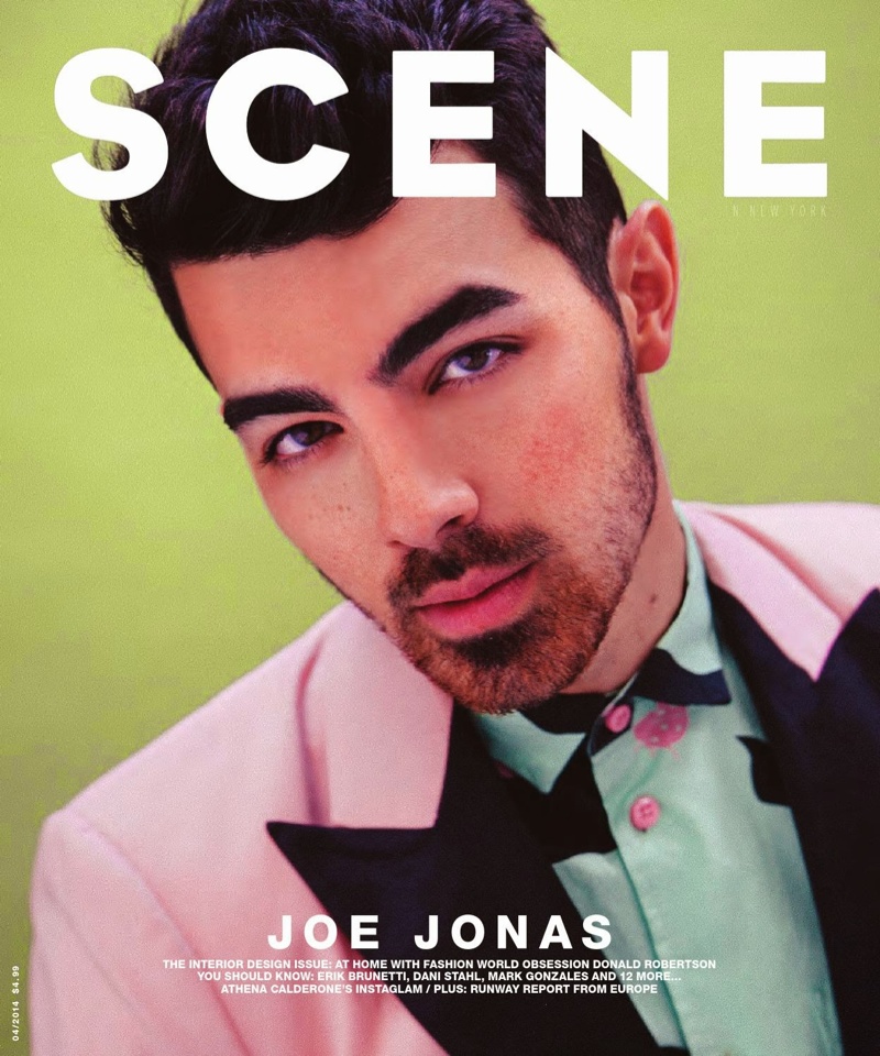 joe jonas photos 001 Joe Jonas in Bright Spring Colors for Scene Magazine