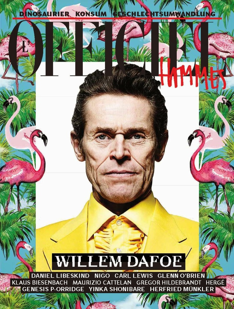 Cores Willem Dafoe fotos 001 Willem Dafoe Modelos brilhante pressão para LOfficiel Hommes Alemanha Cover Story
