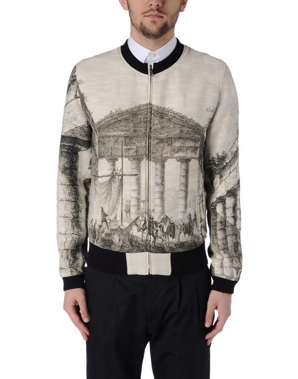 Dolce & Gabbana printed bomber jacket