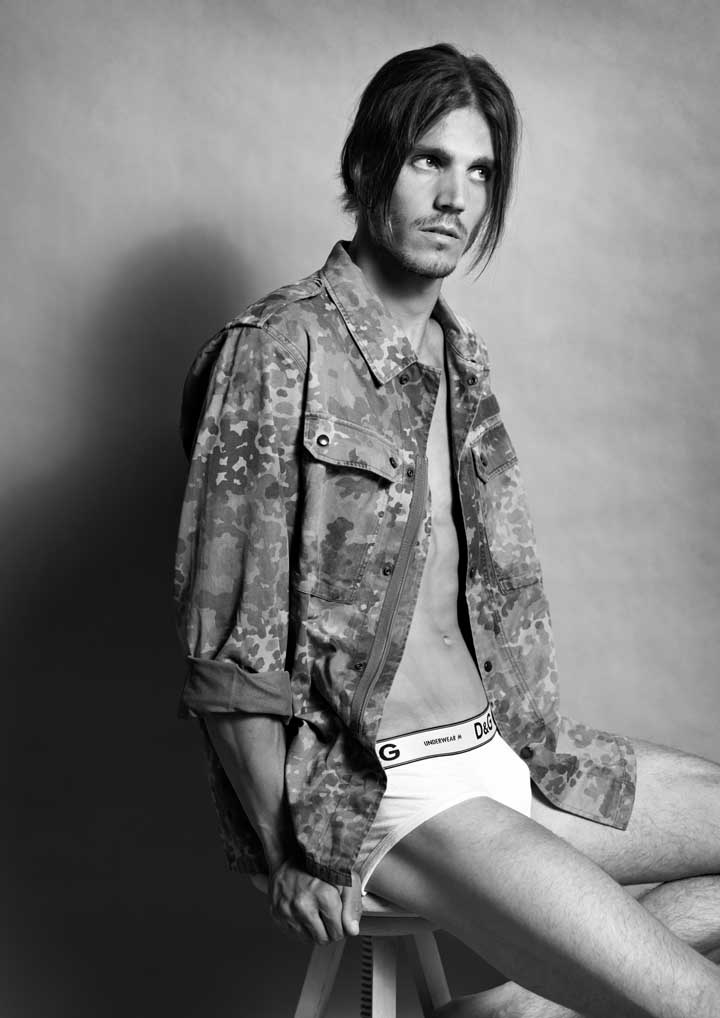 Philipp Posch Embraces 90s Style in Photos by Fred Einkemmer image Philipp Posch Model 001 