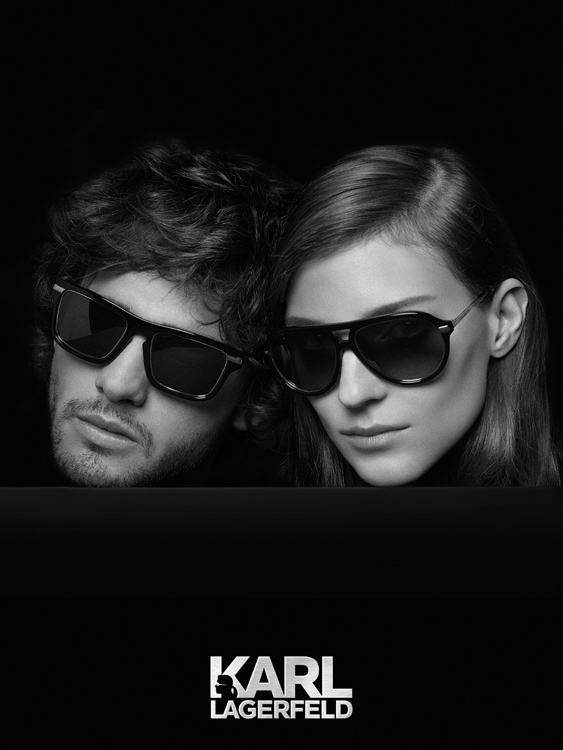 Another Image of Marlon Teixeira for Karl Lagerfeld Spring/Summer 2014 Eyewear Campaign image lagerfeld 