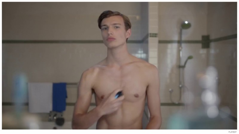 Benedikt Angerer Stars in Cheeky Playboy Deodorant Spot image Benedikt Angerer Playboy 007 800x449 