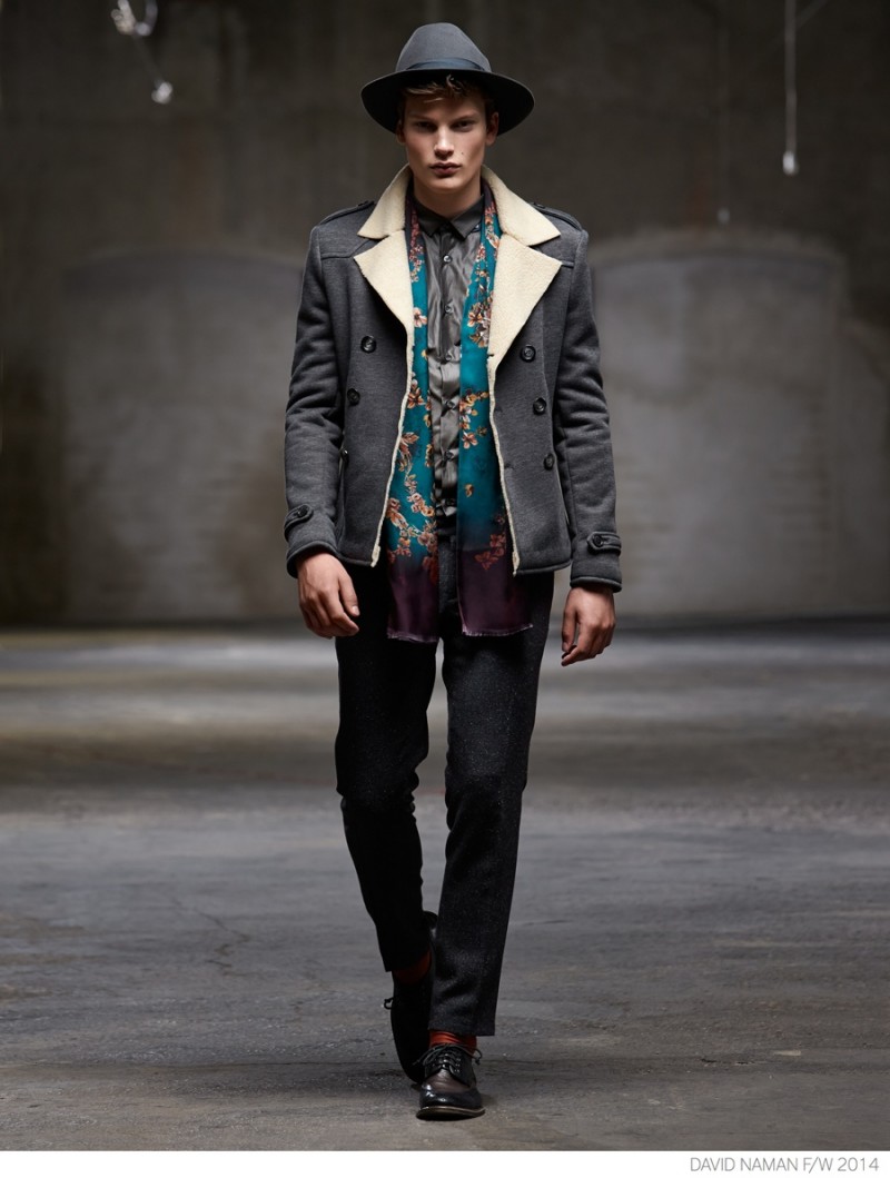 David Naman Embraces Modern Grunge Styles for Fall/Winter 2014 Collection image David Naman Fall Winter 2014 Collection Look Book 001 800x1059 