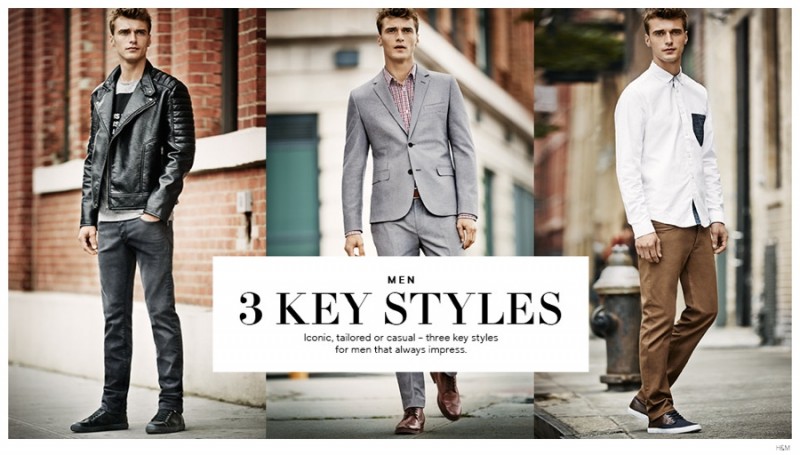 Clément Chabernaud Models Key Fall 2014 Fashions for H&M image Key Fall Fashion Styles Clement Chabernaud HM 002 800x455 