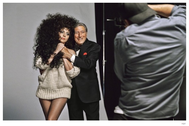 Lady Gaga + Tony Bennett to Star in H&M Holiday 2014 Campaign image Lady Gaga Tony Bennett HM 