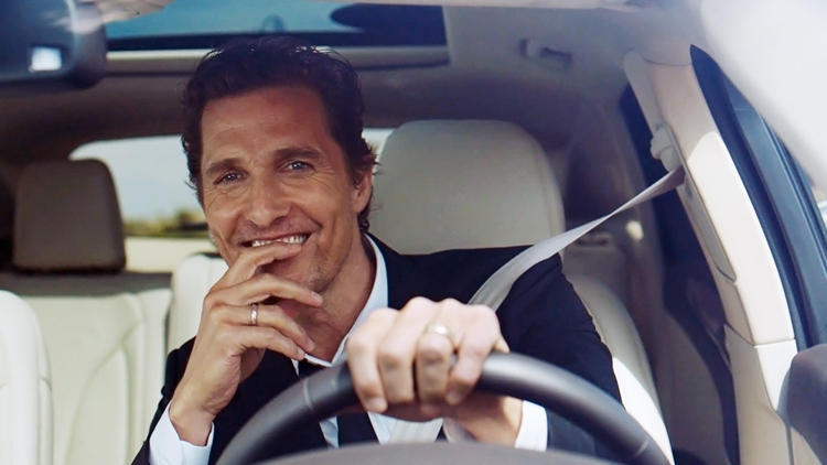 Matthew McConaughey Tapped as Lincolns Spokesman image  