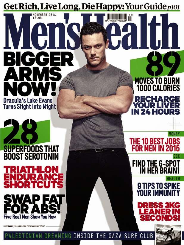 Luke-Evans-Mens-Health-UK-November-2014-Cover