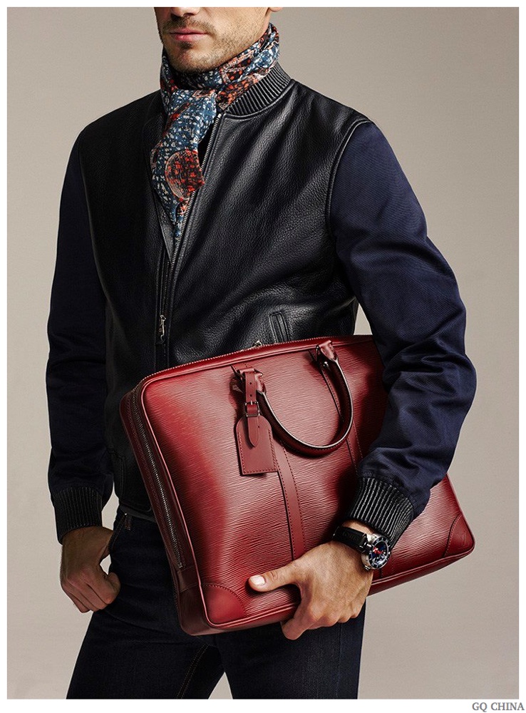 Arthur Kulkov Models Louis Vuitton Men for GQ China Editorial