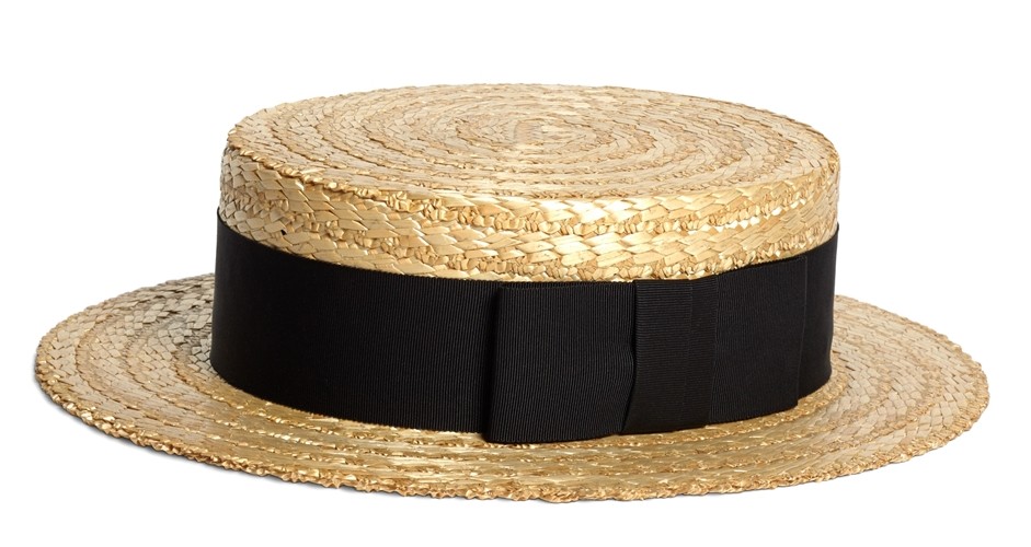 BrooksBrothersStrawBoaterHat