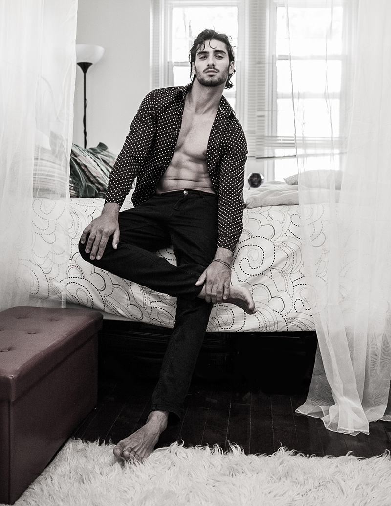 Christian Mazzilli Plays Model Muse to Juan Neira