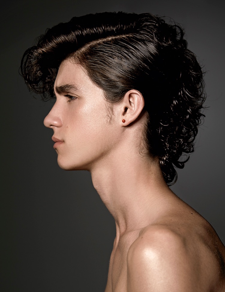 Guy Patrick Rocks Curly Hairstyles For Kimber Capriotti Shoot Curly Hair Styles Men S Curly Hairstyles Hair Styles