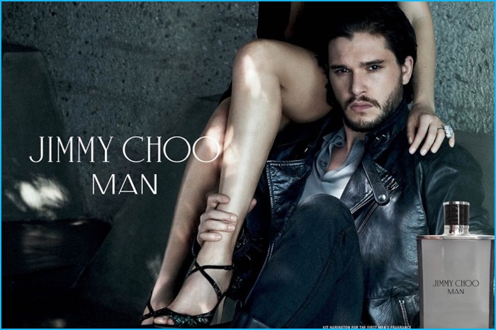 Flashback: Game of Thrones actor Kit Harington for Jimmy Choo Man fragrance campaign.