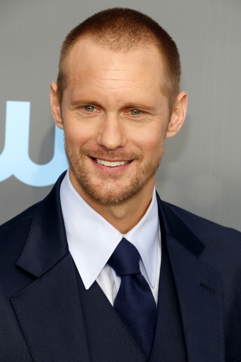 Alexander Skarsgård buzz cut