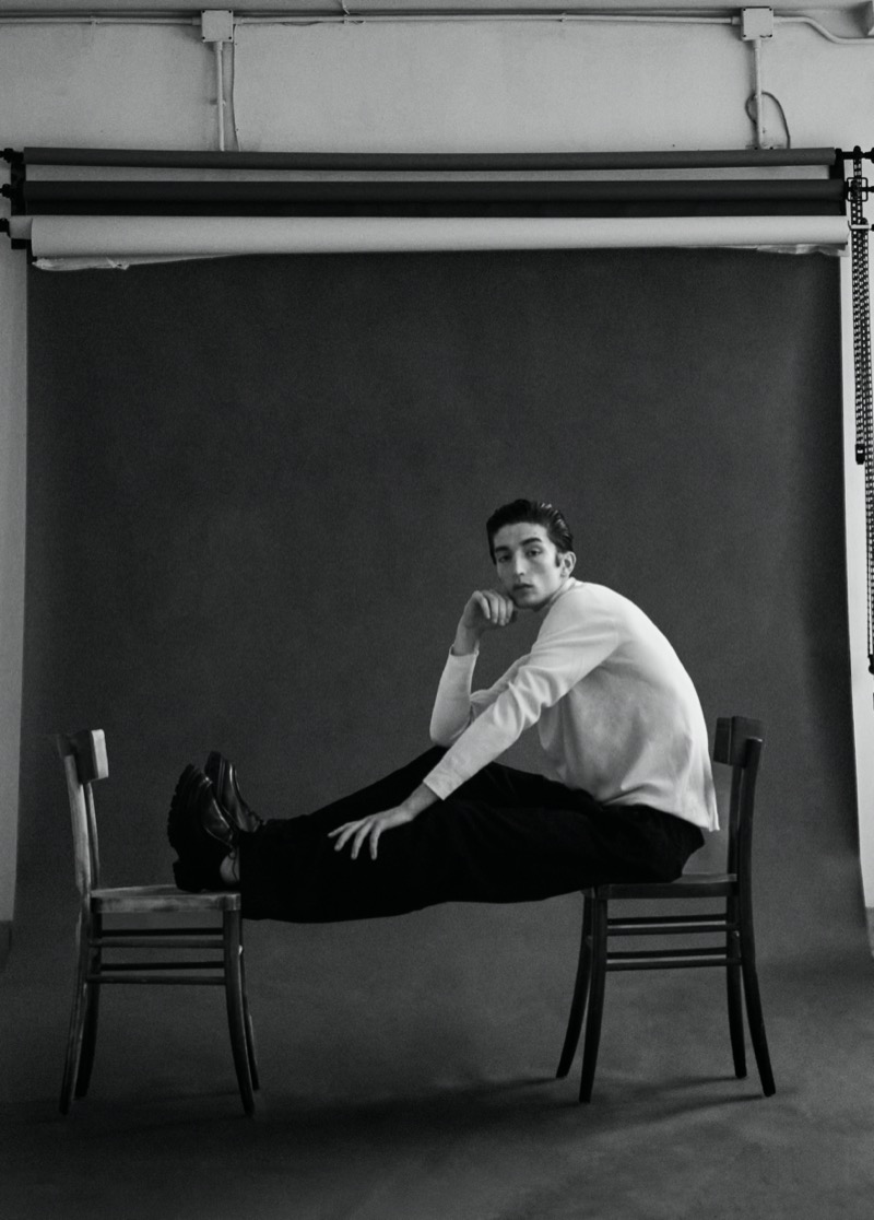 Fashionisto Exclusive: Eugene Davidovich photographed by Simone Battistoni in Corneliani.