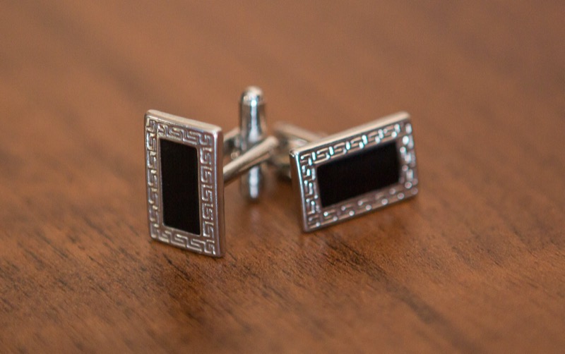 bullet back cufflink