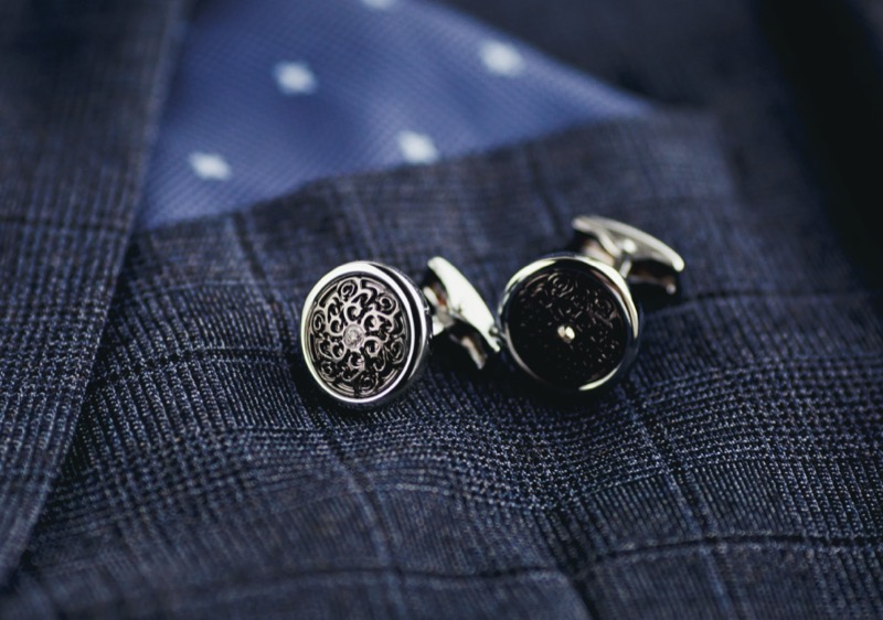 whale back cufflinks