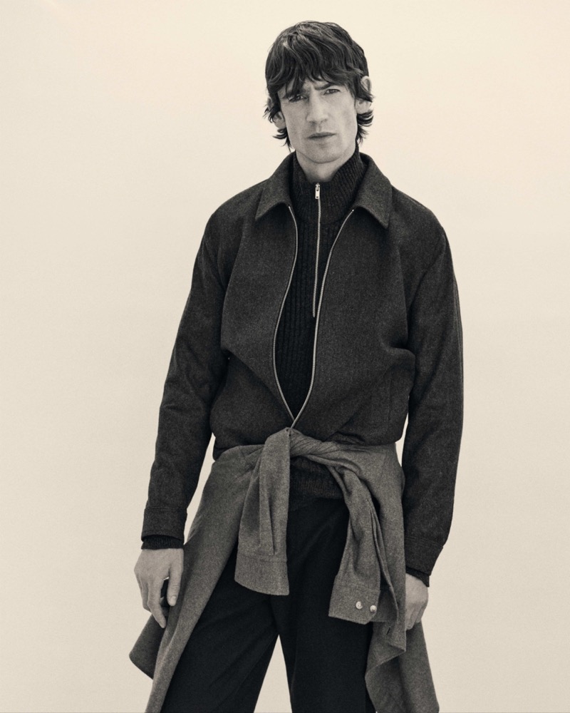 Massimo Dutti Blouson Jacket and 3/4 Zip Pullover