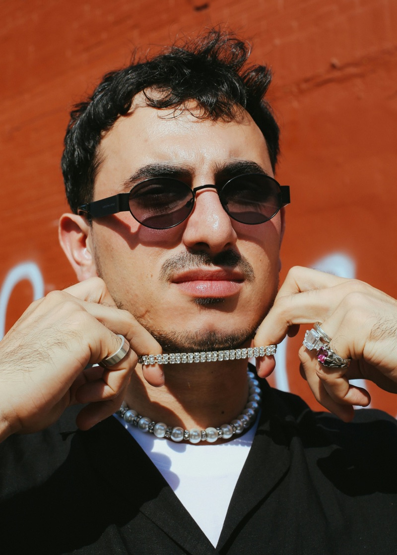 Holding Necklaces