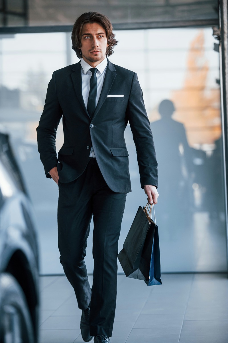 dark suit tie timeless style men