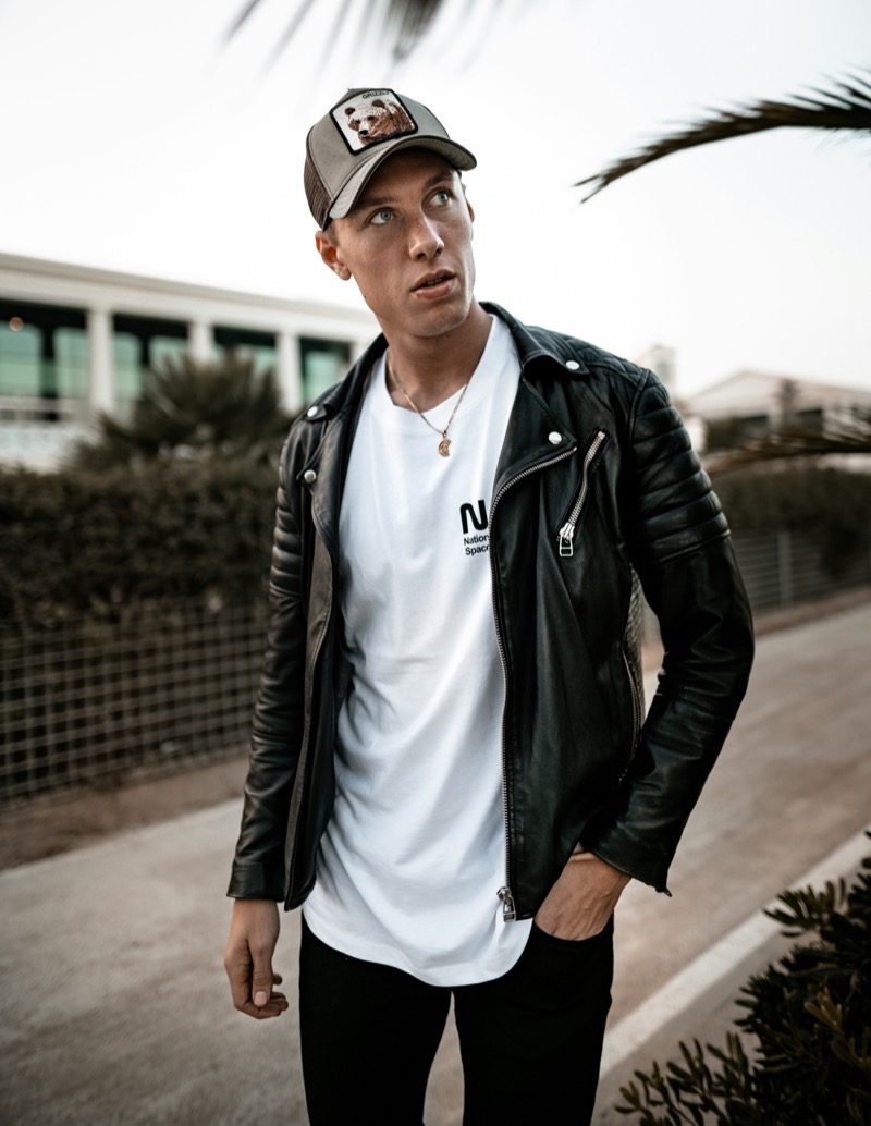 leather jacket timeless style men