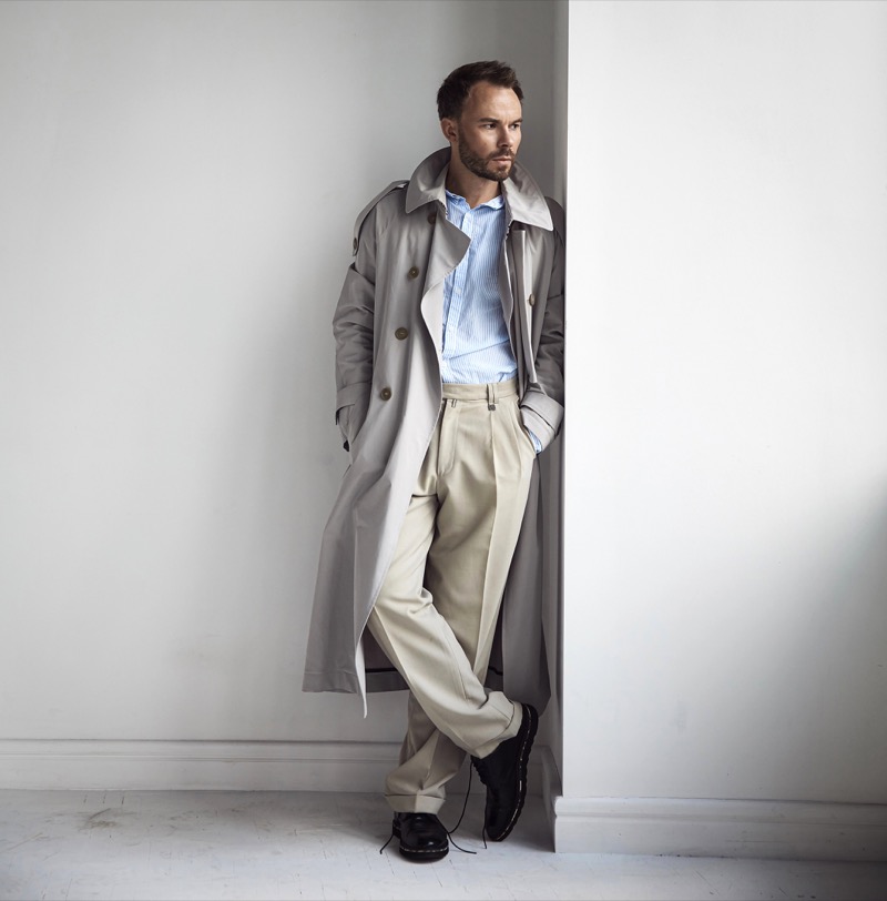 trench business attire timeless style men