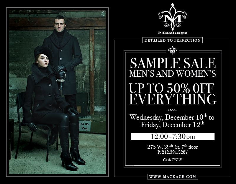 mkg samplesale