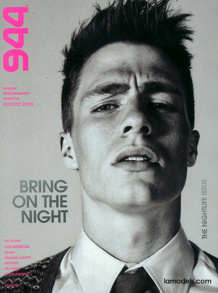 Cover - Colton For 944 Magazine – The Fashionisto