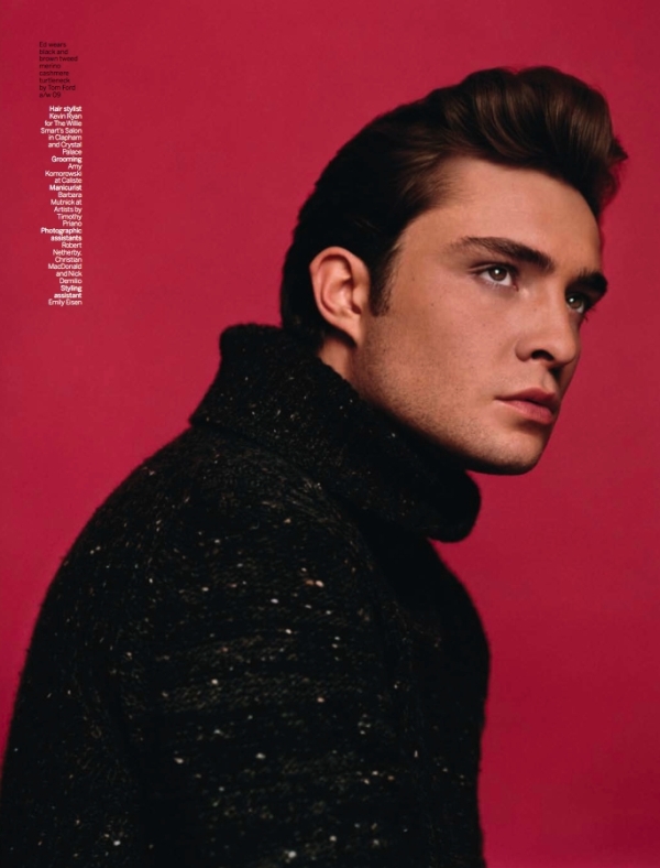 Arena Homme+ | Ed Westwick by McLellan