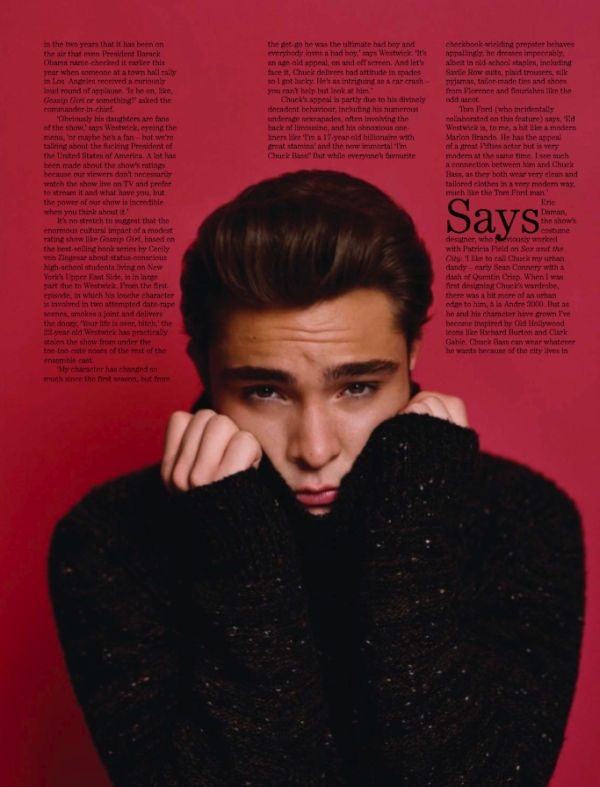 Arena Homme+ | Ed Westwick by McLellan