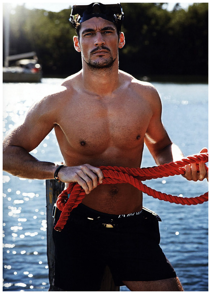 Scuba | David Gandy by Greg Lotus for GQ Style Germany