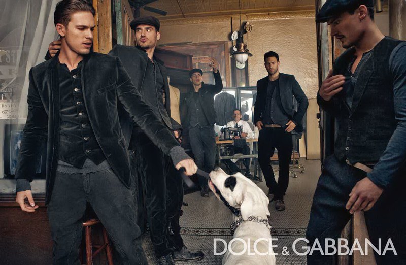 Dolce & Gabbana Fall 2010 Campaign | Adam Senn, Arthur Kulkov, Evandro ...