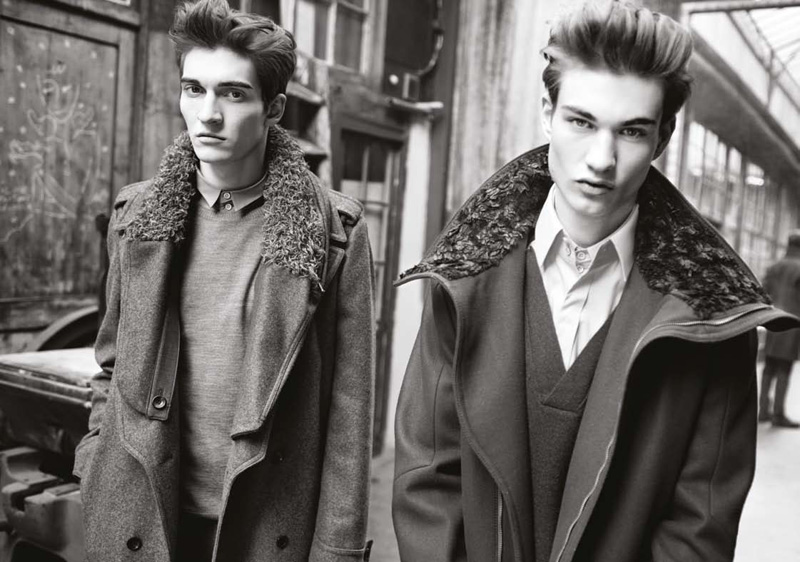 Matvey Lykov & Johannes Linder by Marton Perlaki for Wooyoungmi Fall ...