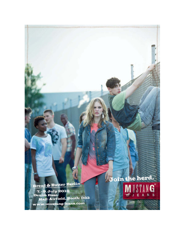 Eddie Ness by Fergus Padel for Mustang Jeans Fall 2010 Campaign