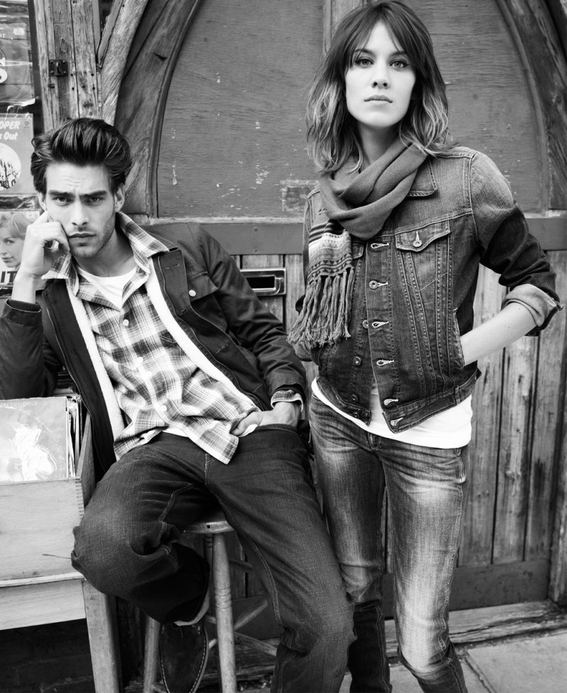 Jon Kortajarena, Gaspard Menier & Alexa Chung for Pepe Jeans Fall 2010 ...