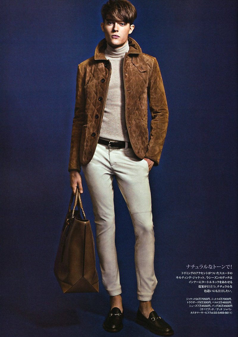 Cesar Casier by Junji Hata in Prada & Gucci for Engine September 2010 ...