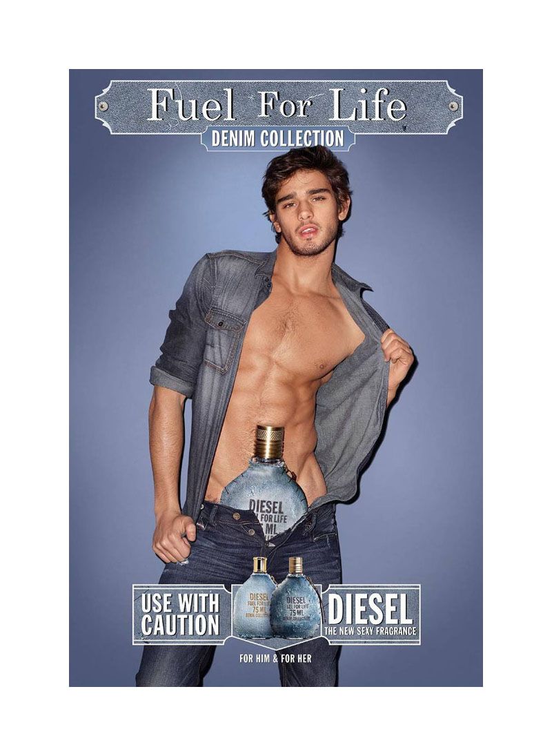 Marlon Teixeira by Terry Richardson for Diesel Fuel For Life Fragrance Campaign