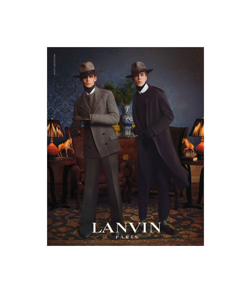 Lowell Tautchin & Milo Spijkers by Steven Meisel for Lanvin Fall 2011 Campaign