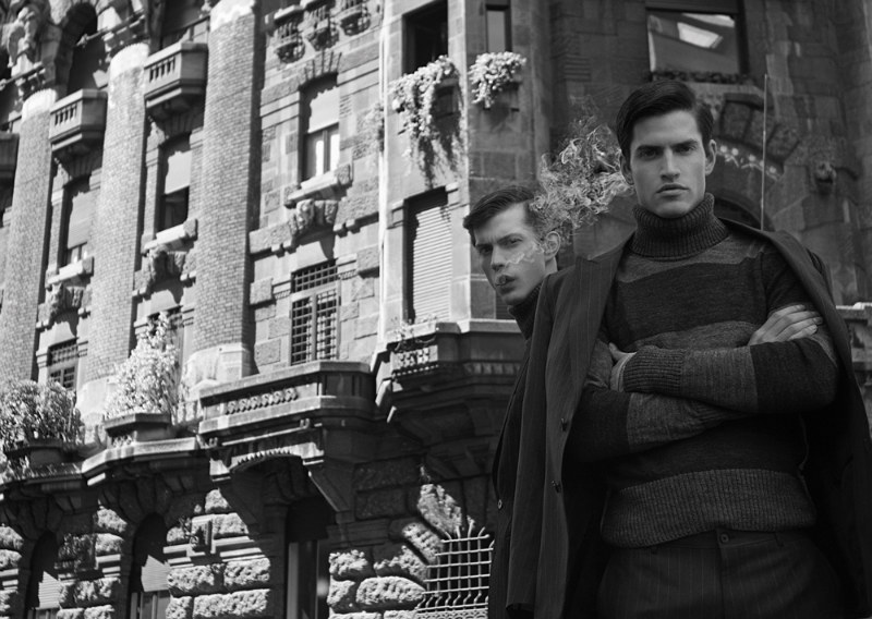Jakub Zelman, Theo Hall & Reynaldo P. by Ivan Muselli for Men In Italy | Milano Portfolio