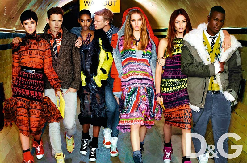 D&G Fall 2011 Campaign Preview | Alexander Johansson, David Agbodji & Guy Robinson by Mario Testino