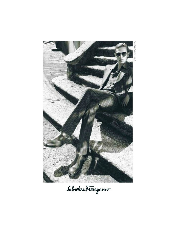 Mathias Lauridsen for Salvatore Ferragamo Fall 2011 Campaign (Preview)