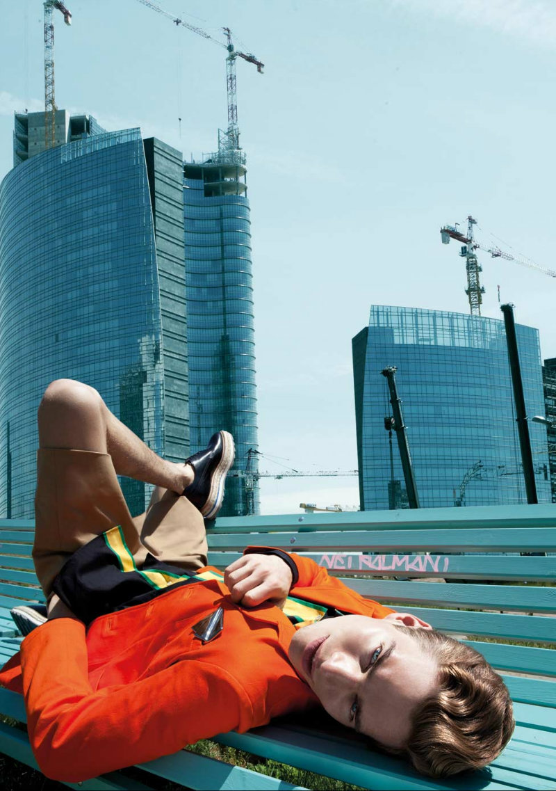 Philipp Schmidt & Andrea Bellisario by Oskar Cecere for Men In Italy | Milano Portfolio