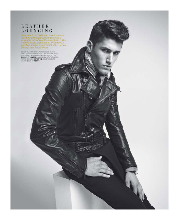Mitchell King by Adrian Meško for GQ Australia