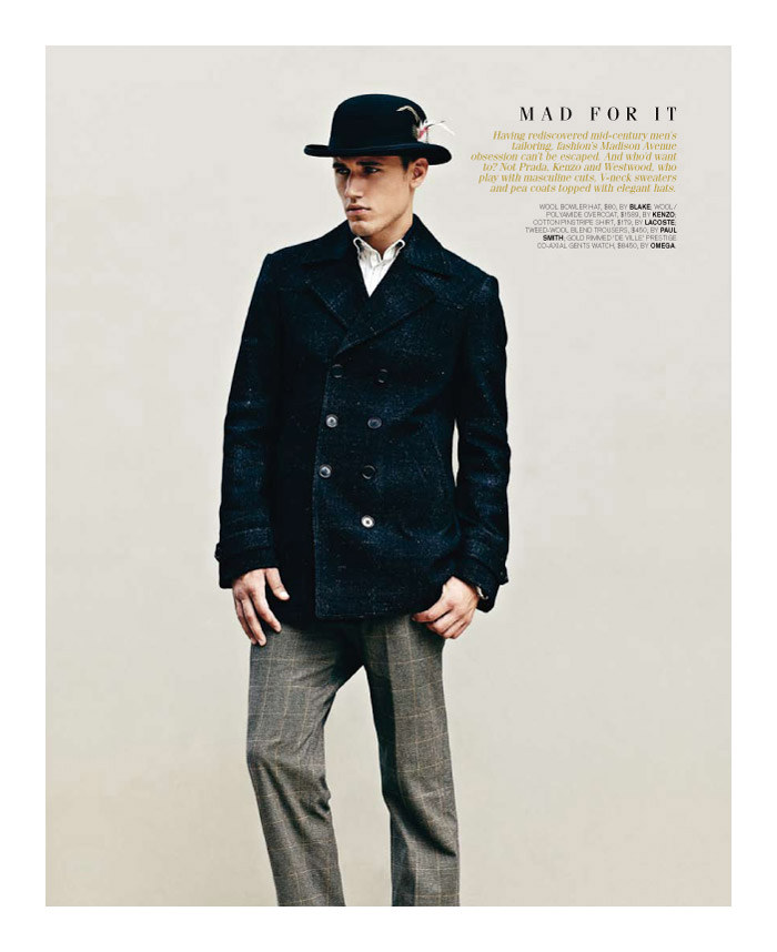 Mitchell King by Adrian Meško for GQ Australia – The Fashionisto