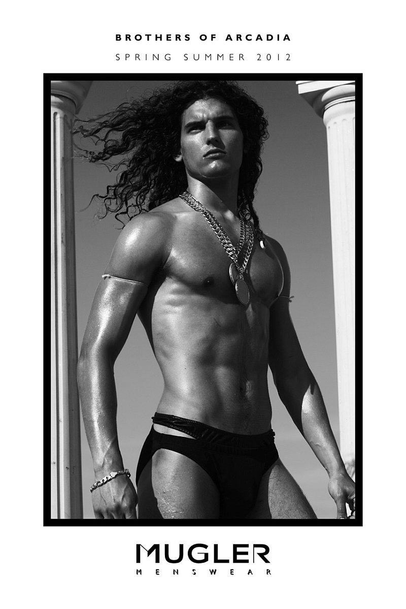 Travis Cannata by Branislav Jankic for Mugler Spring 2012