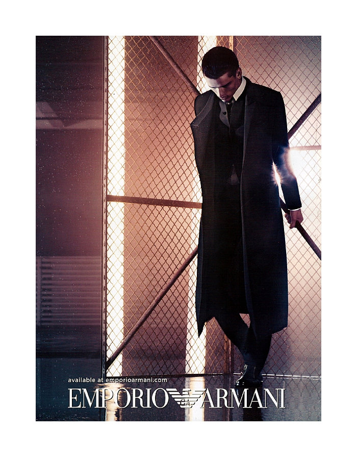 Simon Nessman for Emporio Armani Fall 2011 Campaign (Preview)