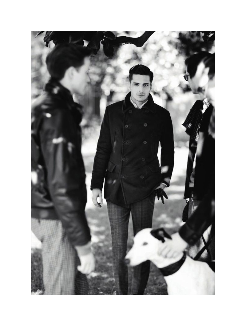 Janice Fronimakis by Giovanni Gastel for Canali Fall 2011
